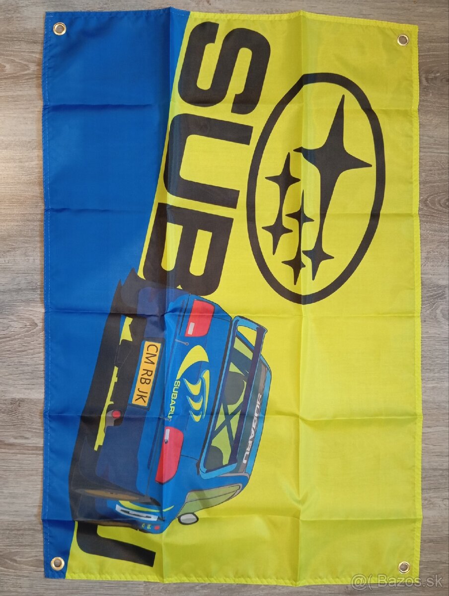 Subaru Impreza WRX STI rally vlajka