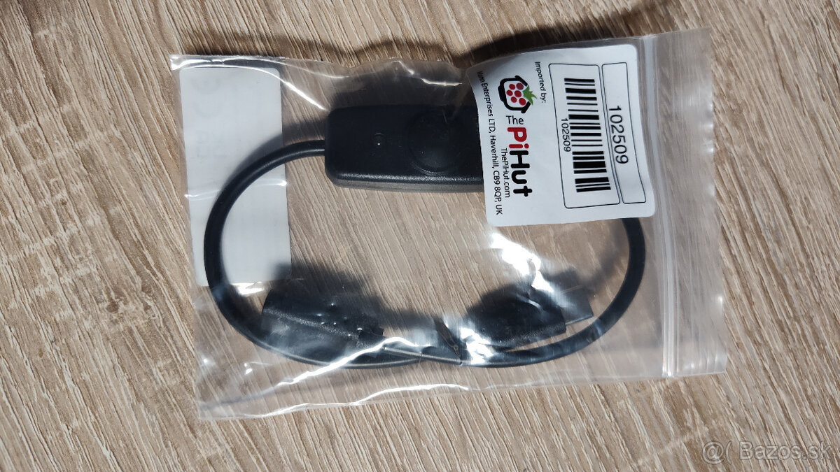 USB-C Cable with On/Off Switch for Raspberry Pi 4