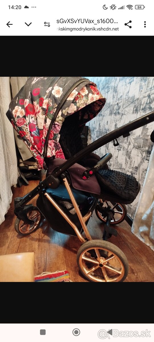Baby active musse rose