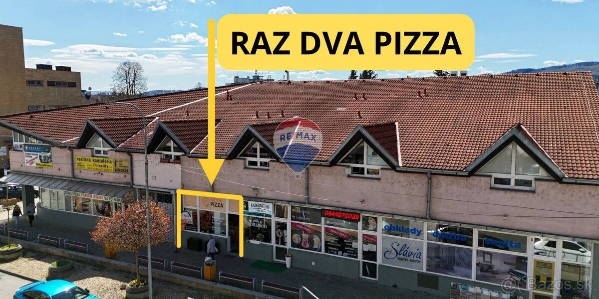 Predaj / odstúpenie zabehnutej prevádzky RAZ DVA PIZZA v c