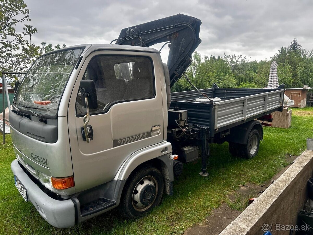Nissan Cabstar 3stranný vyklápač+Ruka diesel do 3.5T