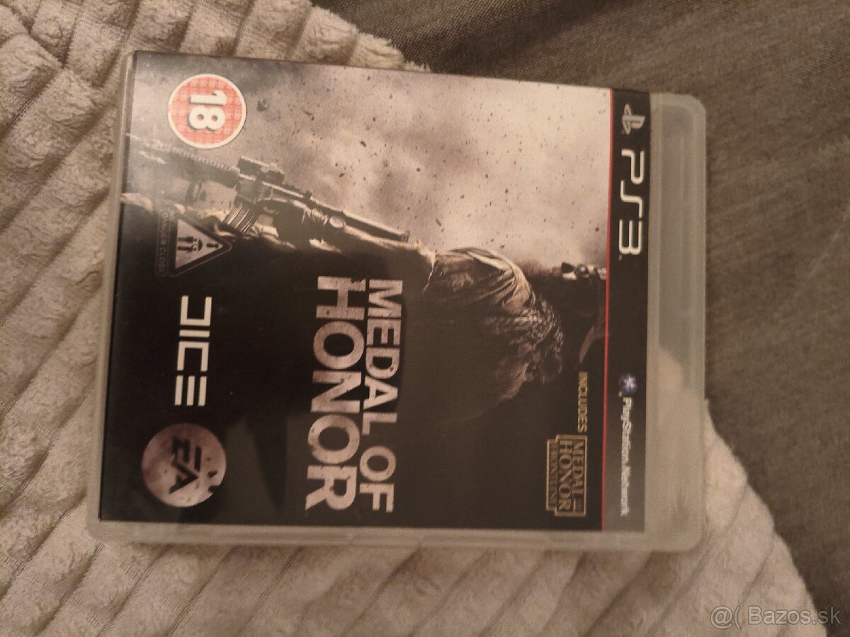 Dobrá hra pre PS3 medal od honor stojí 10€
