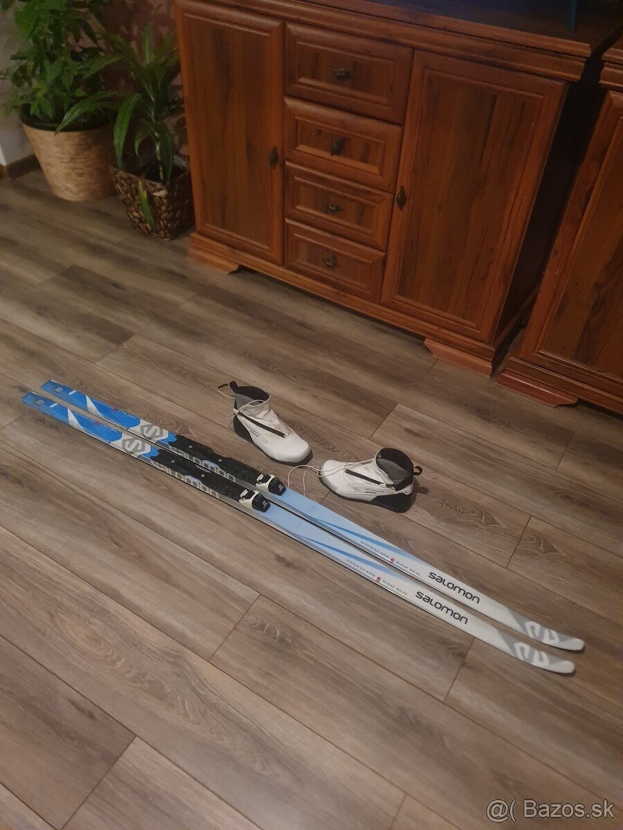 Predam bezkovy set,SALOMON,165 cm,NNN,c.38-SKIN -