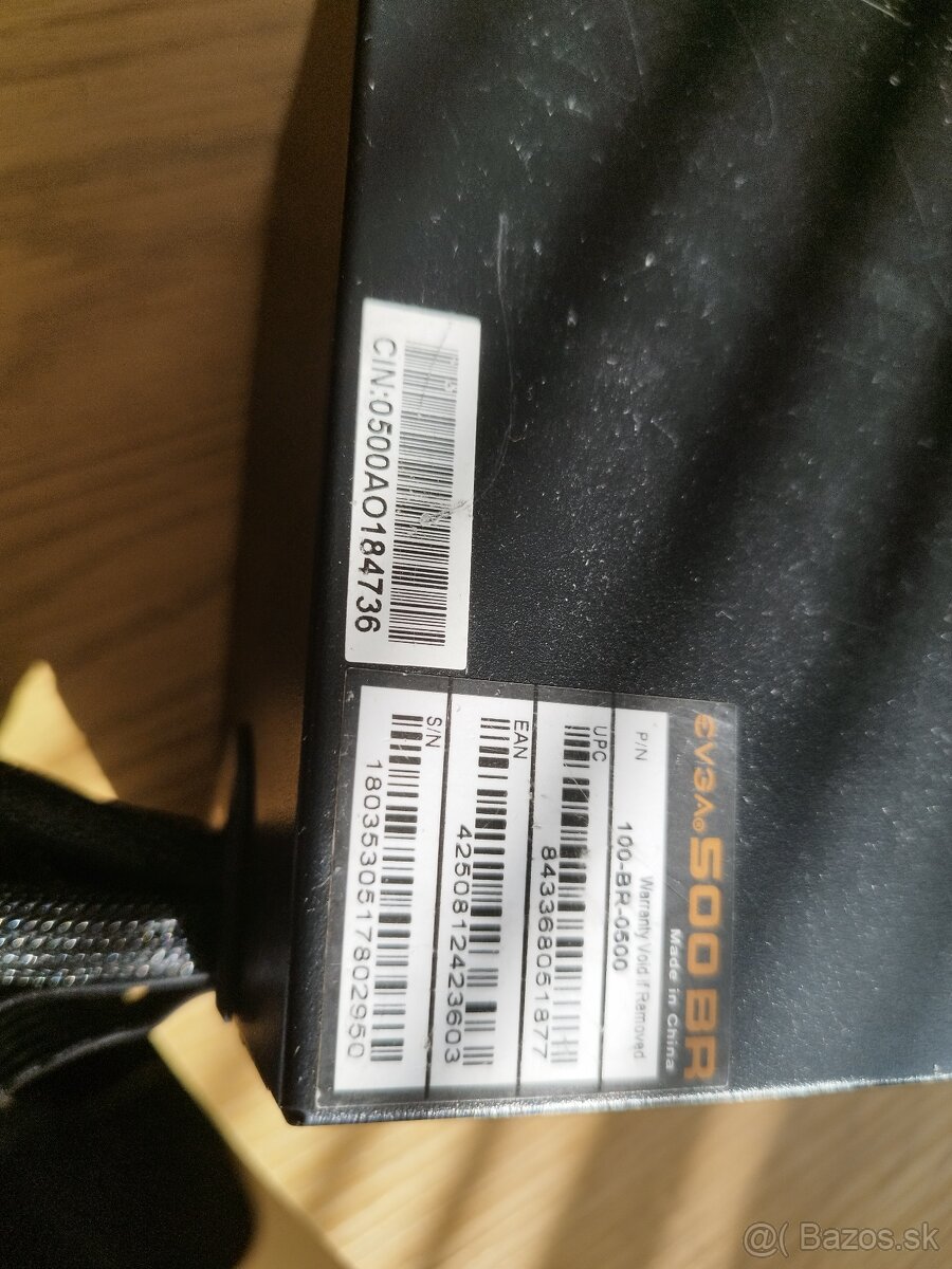 Zdroj EVGA 500W