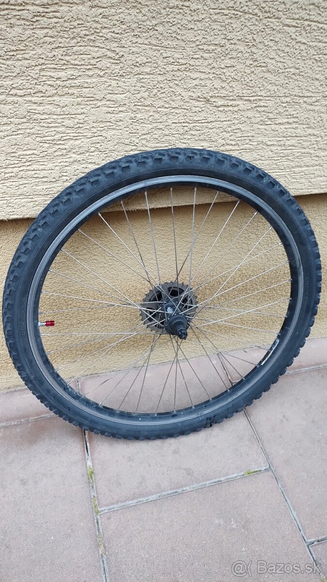 26 MTB koleso s kazetou