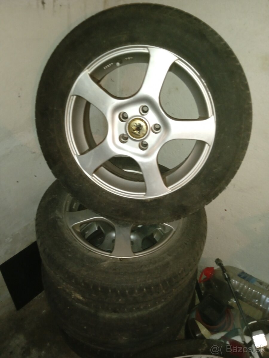 Predám hliníkové disky na Peugeot 407