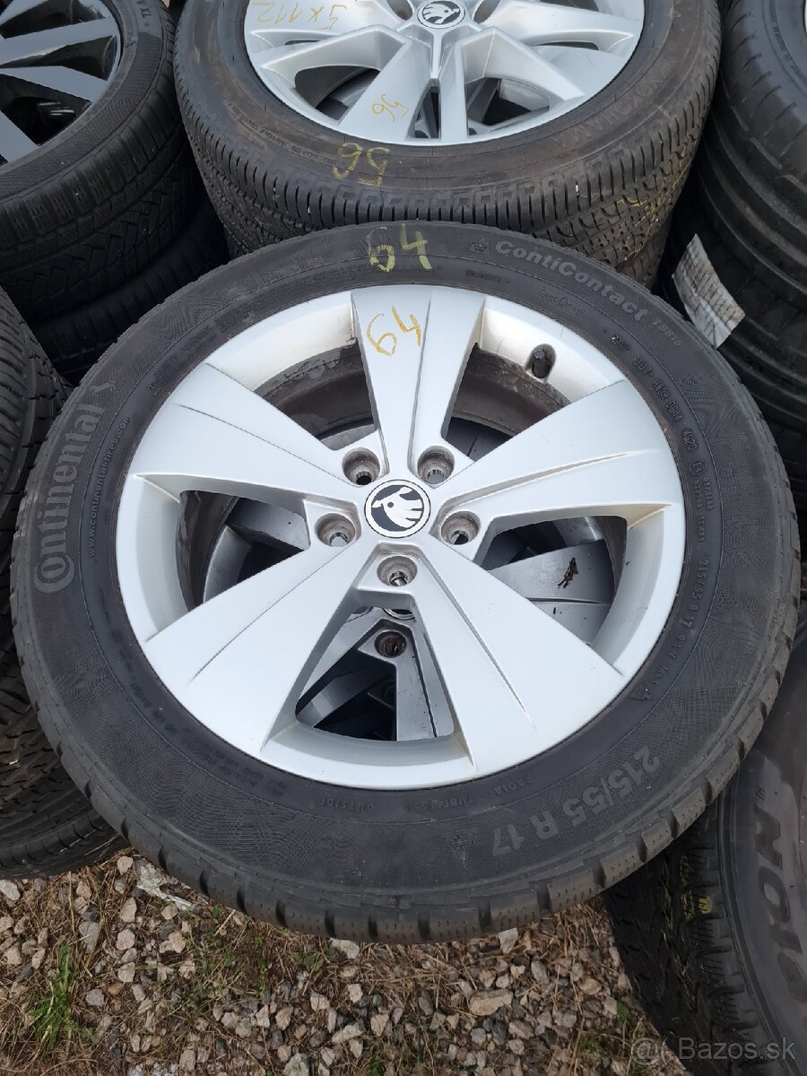 ALU DISKY 6,5Jx 17 Et 41 Superb 3.........