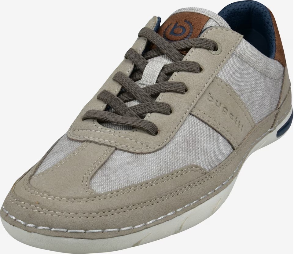 Bugatti Športové šnurovacie topánky vo farbe Piesková 43