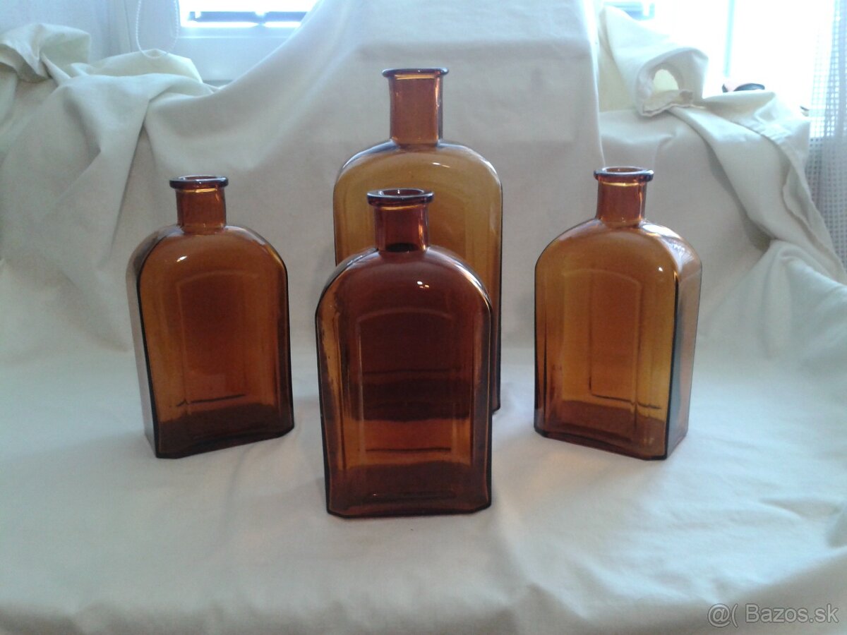 Kupim staré okienkove flase hnedé
