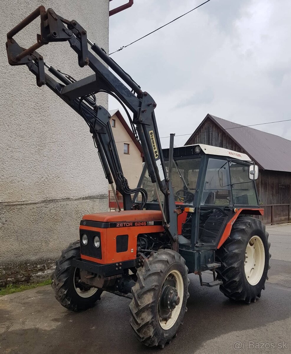 Predám traktor zetor 6245 s čelným nakladačom