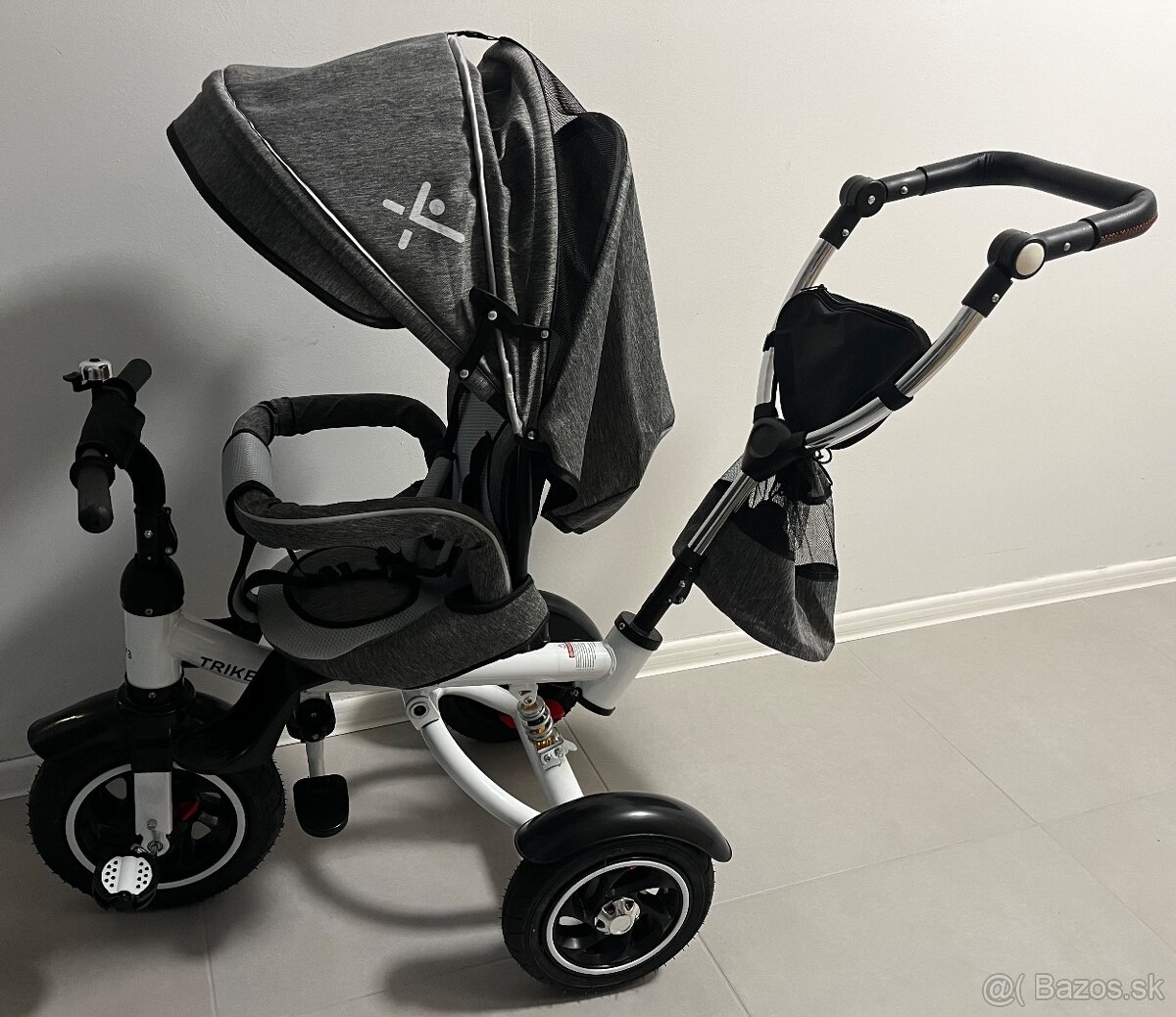 Trojkolka Trike Fix V3 bicykel kočík 3v1 otočný 360