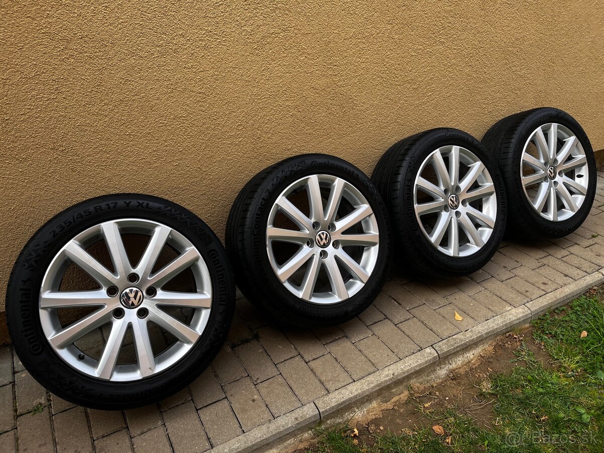 VW originál hliníkové disky BBS 5x112 r17