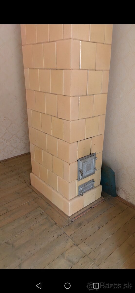 Kachľová pec za slivovicu