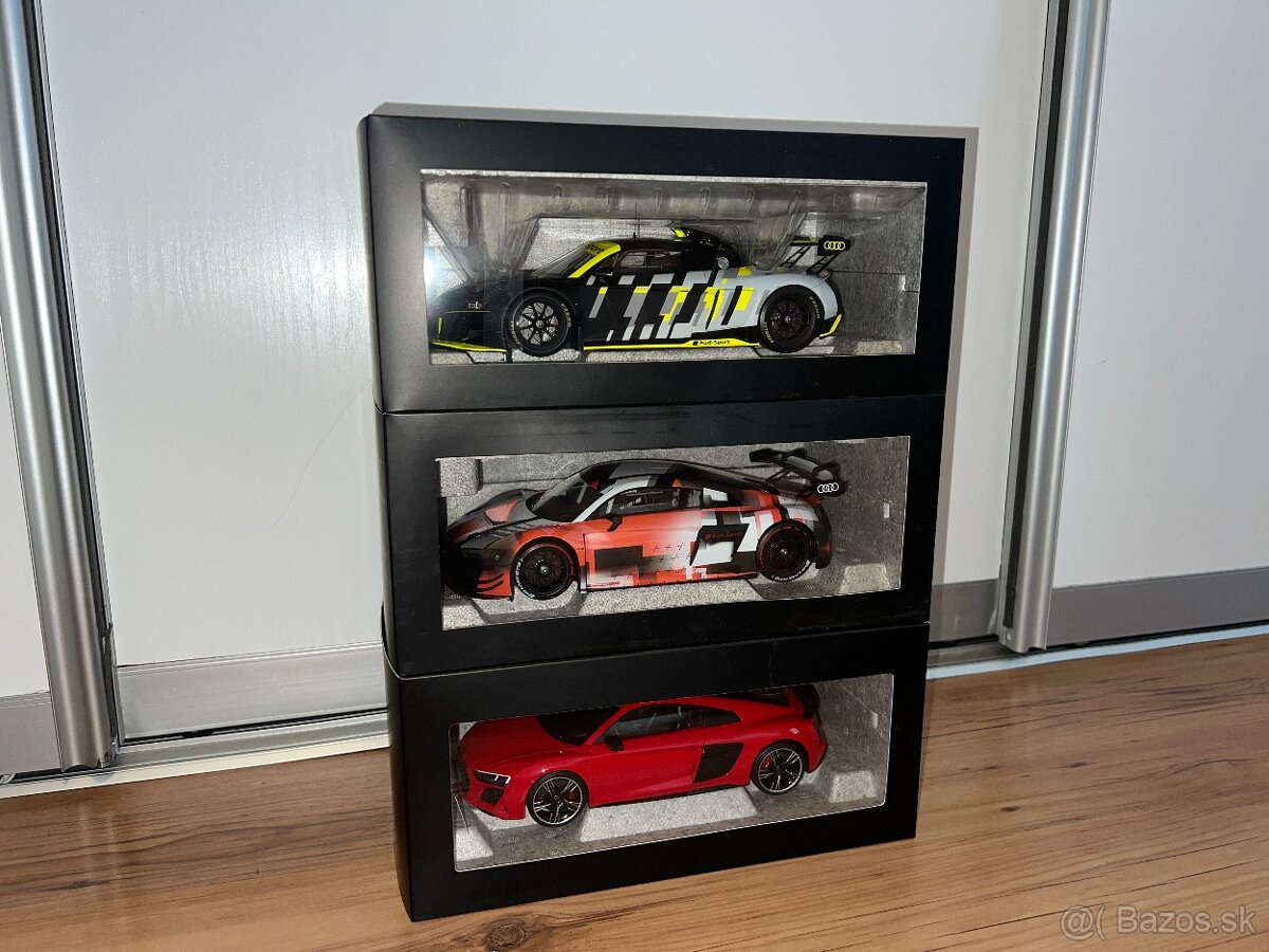 3 modely Audi R8 V10 1/18 Spark