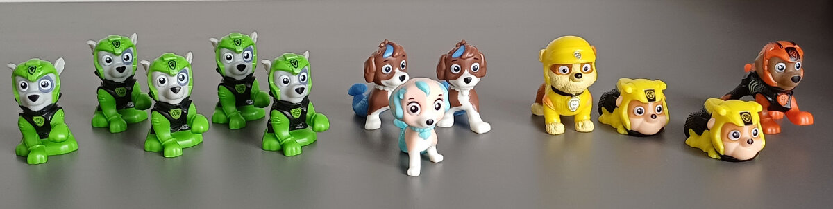 Postavičky Labková patrola