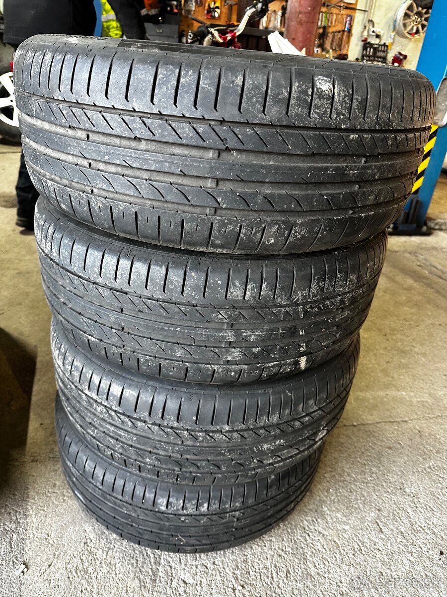 Predám letné pneumatiky 205/50 r17 continental