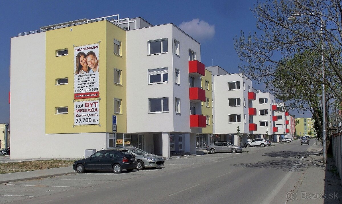 Prenájom 2-izbového bytu s parkovacím miestom