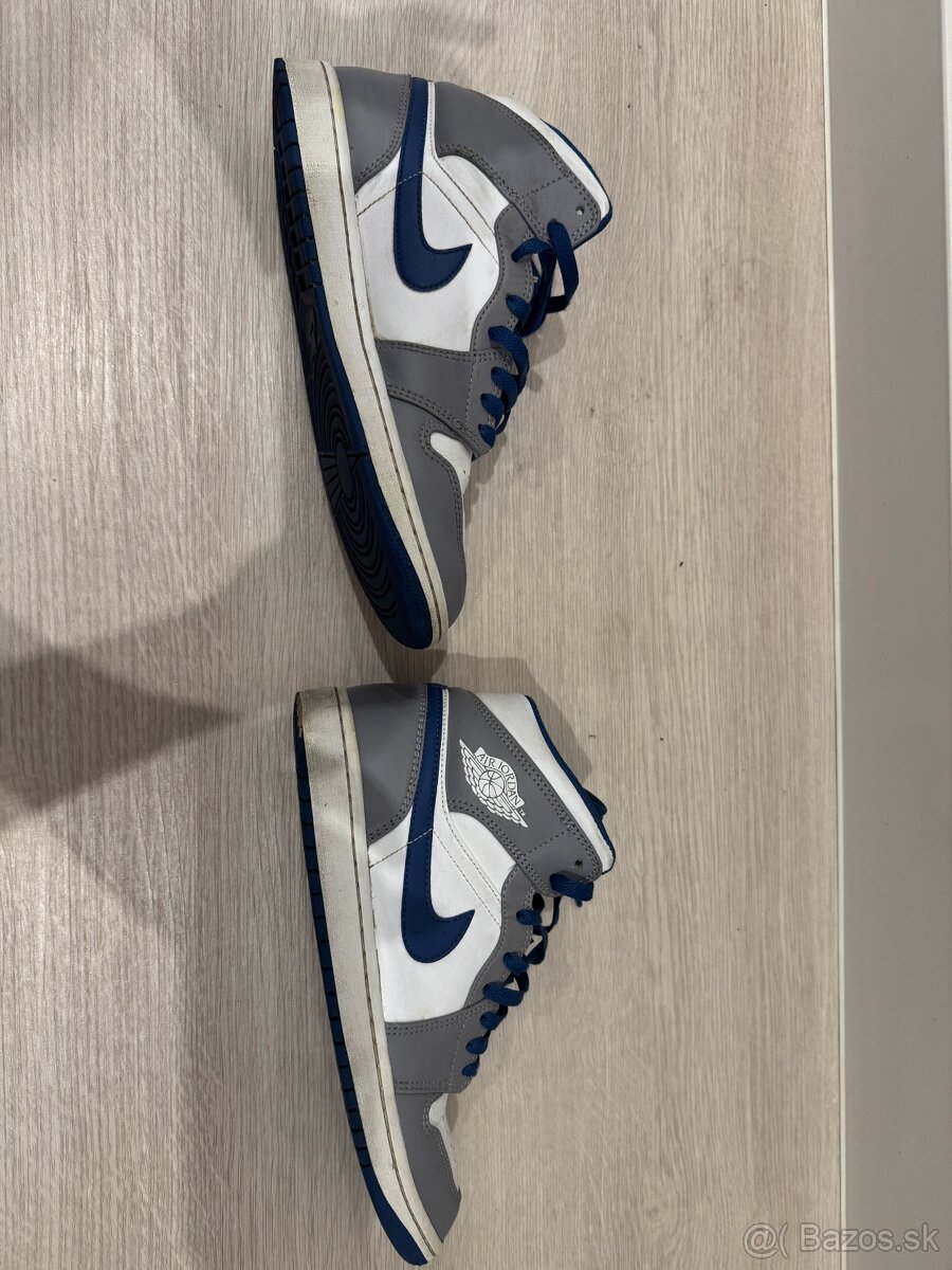 Air Jordan 1 Mid "True Blue" Nike tenisky veľ. 42