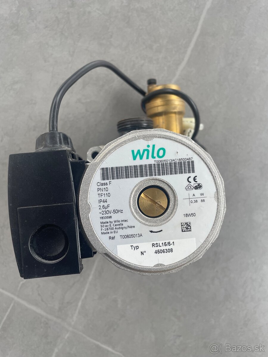 Predám obehové čerpadlo Wilo na kotol