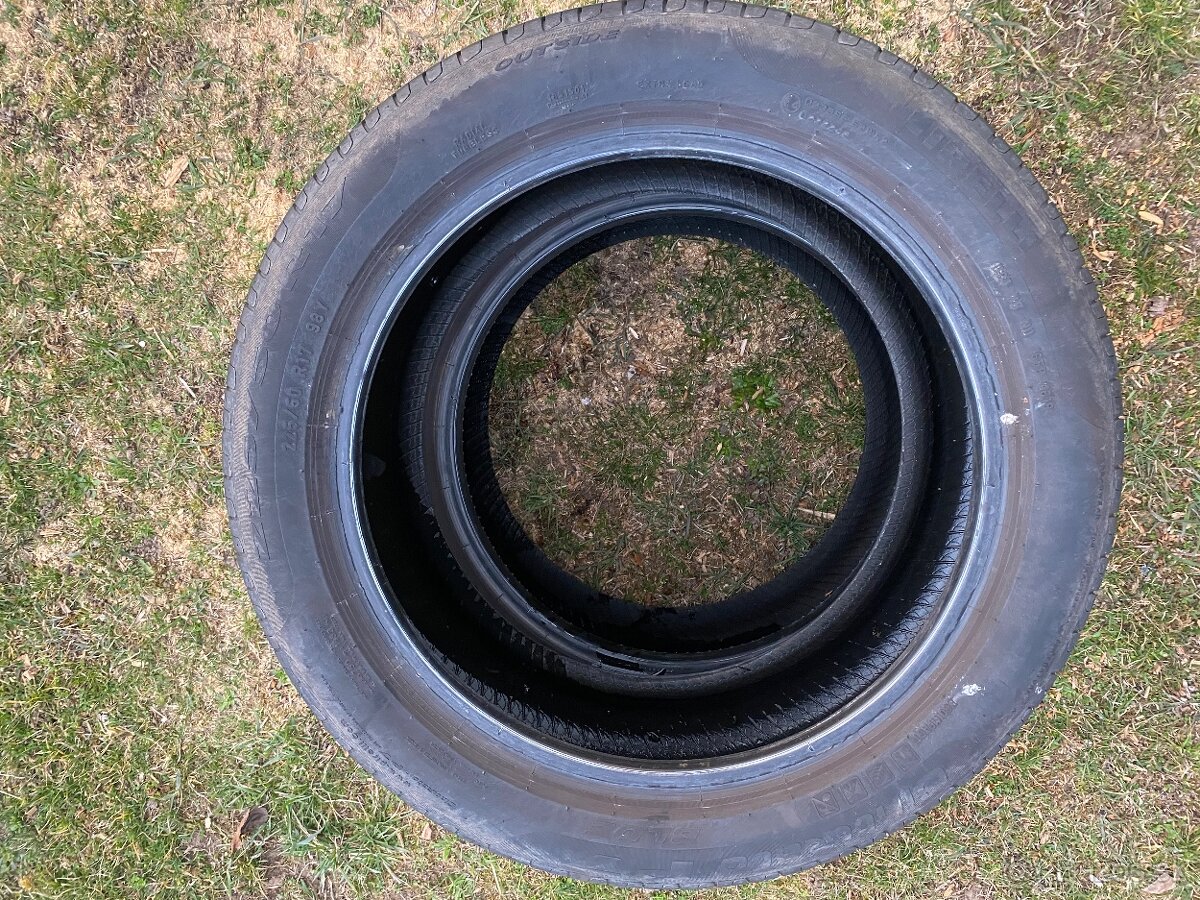 Predám 2ks letné pneumatiky 225/50 R17