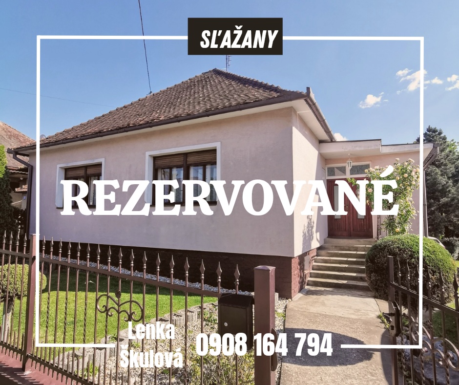 3 izbový dom Sľažany