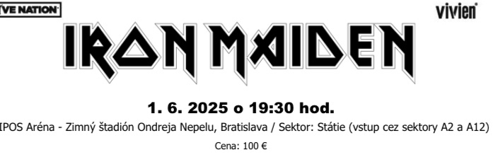 Iron Maiden 1.6 Bratislava
