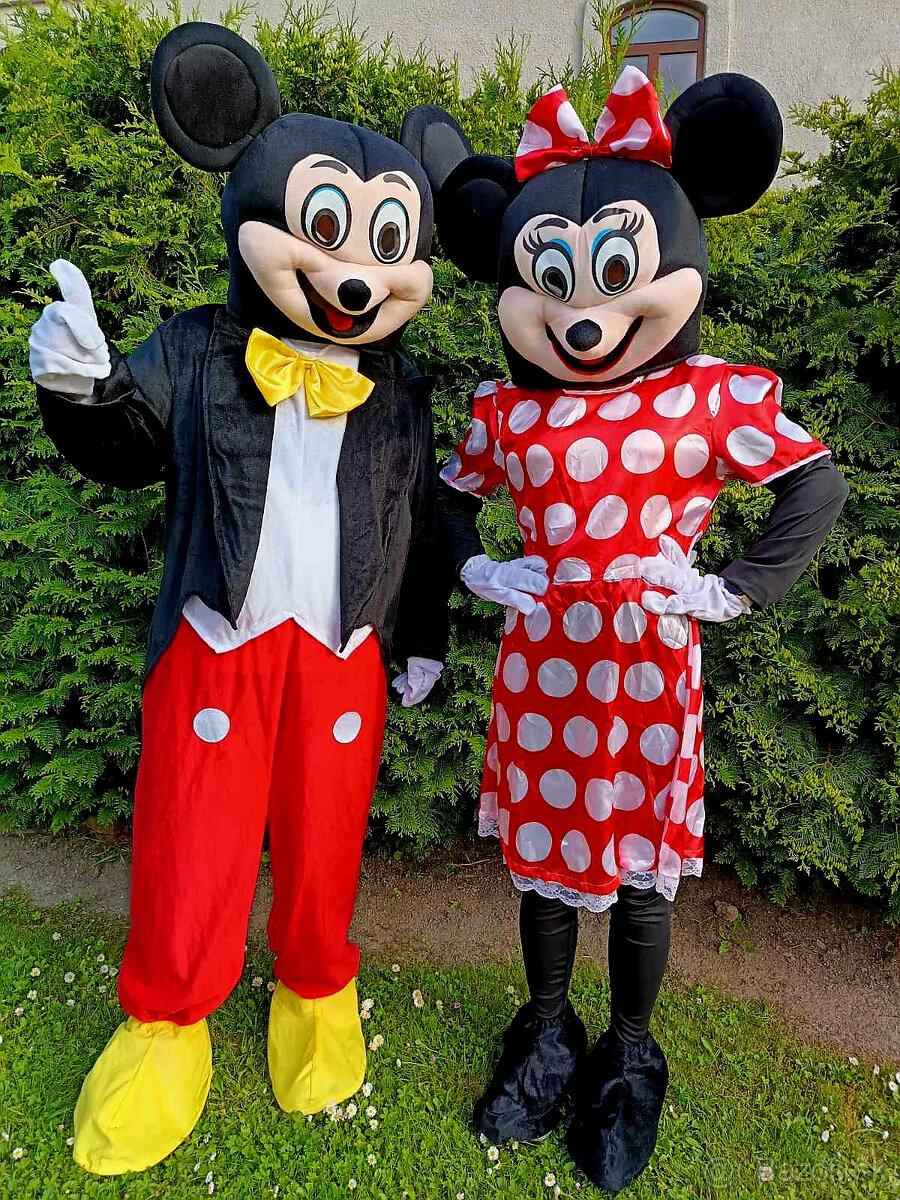 Prenájom maskotov - Mickey a Minnie