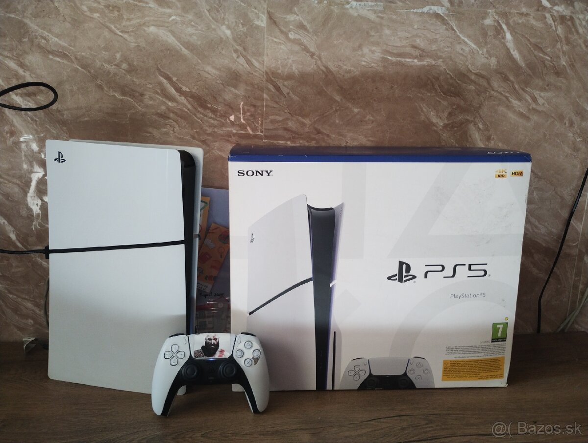 Ps5 slim mechanika plus pridám účet 130 hier