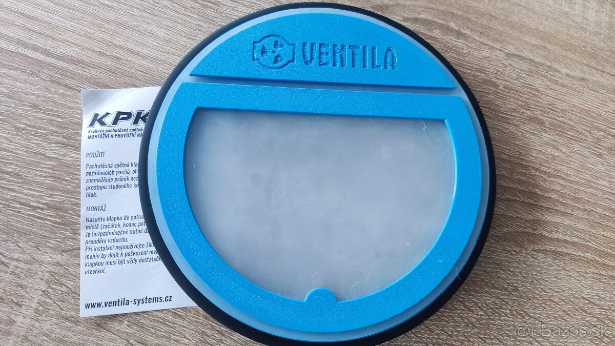 Predam tesnu spatnu klapku KPK 160 do potrubia digestora