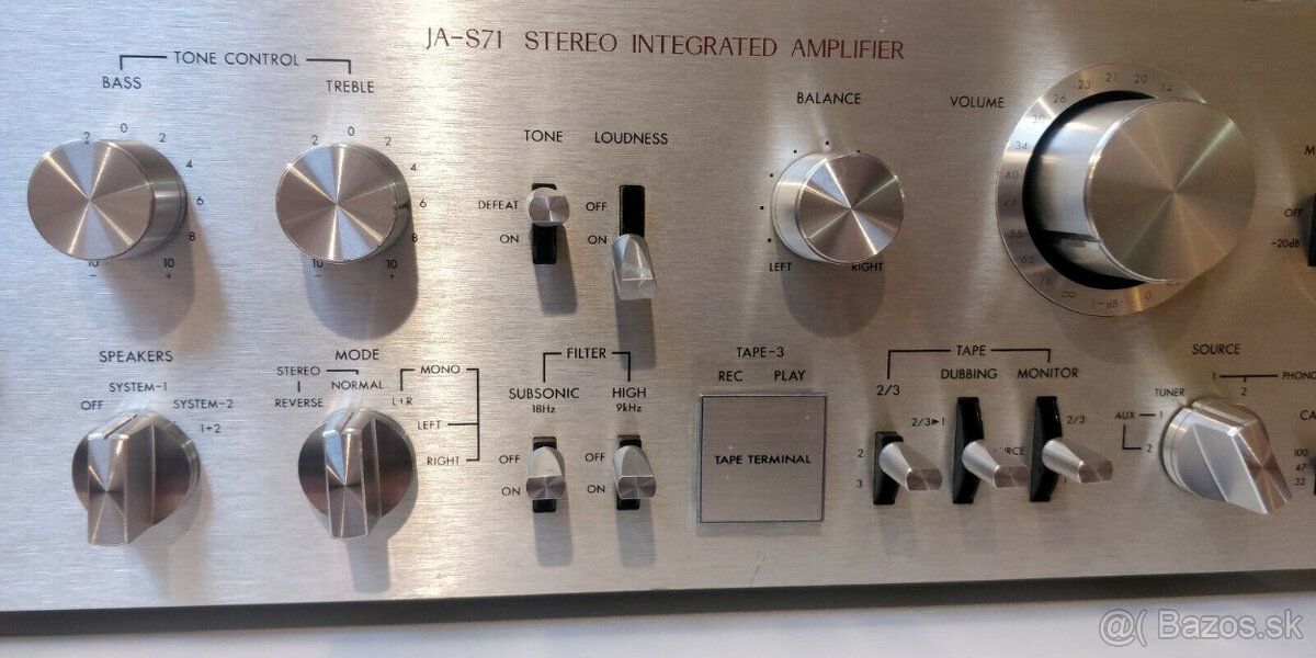 kúpim zosilňovač JVC JA S 71
