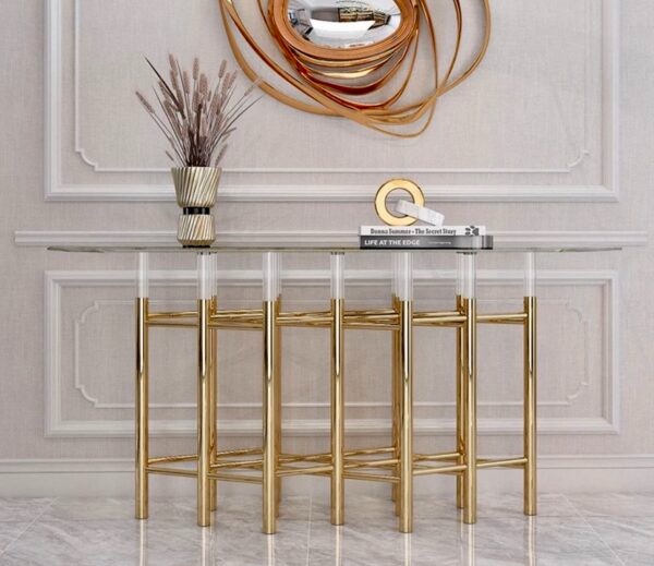 Konzola/komoda Amaretto Premium Glamour Gold