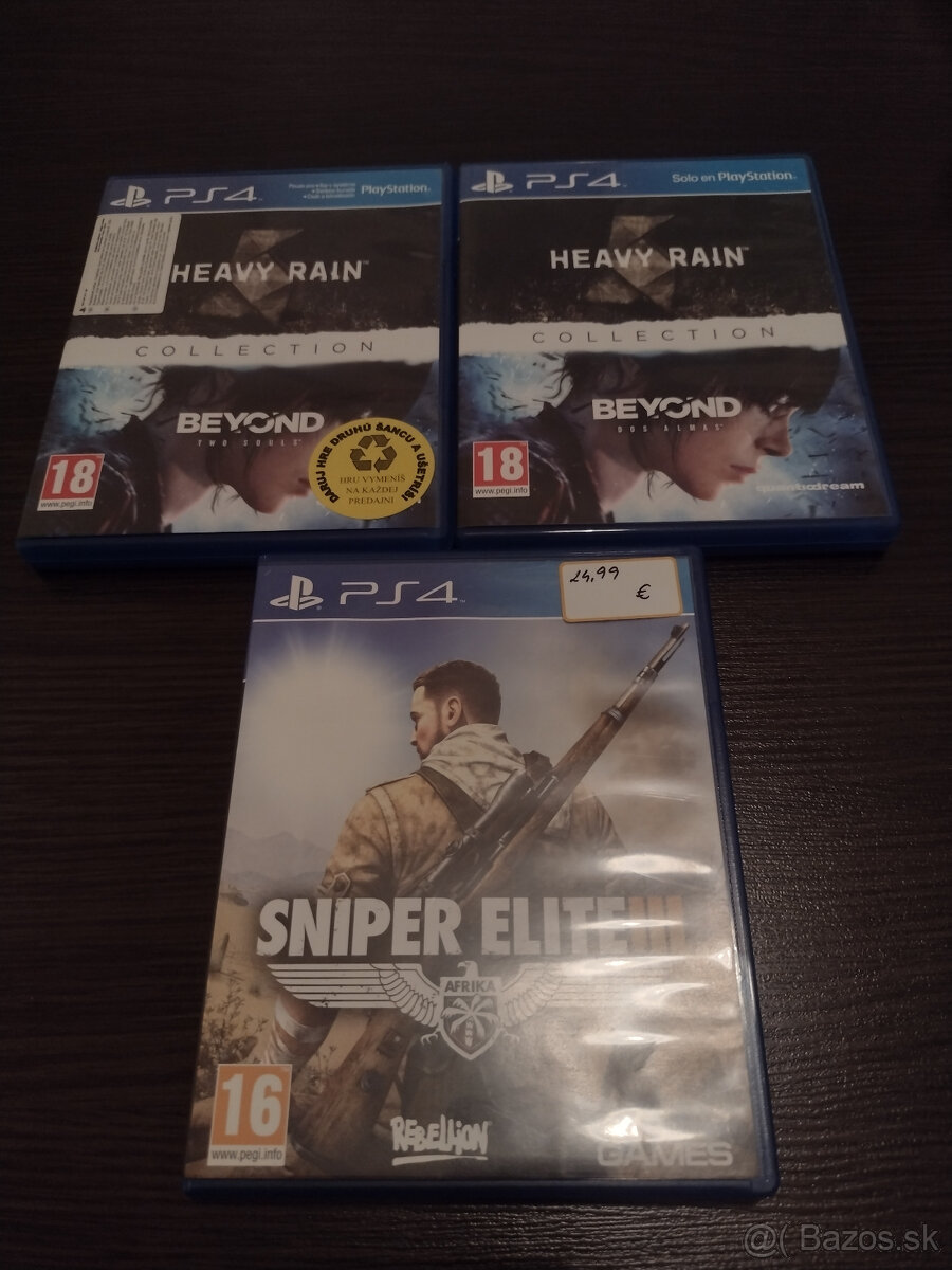Predám hry na PS4