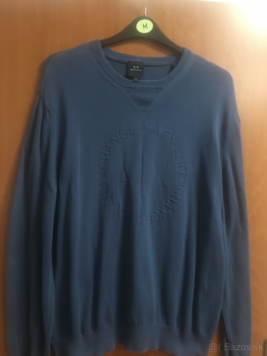 ARMANI EXCHANGE originál pánsky svetrik XL