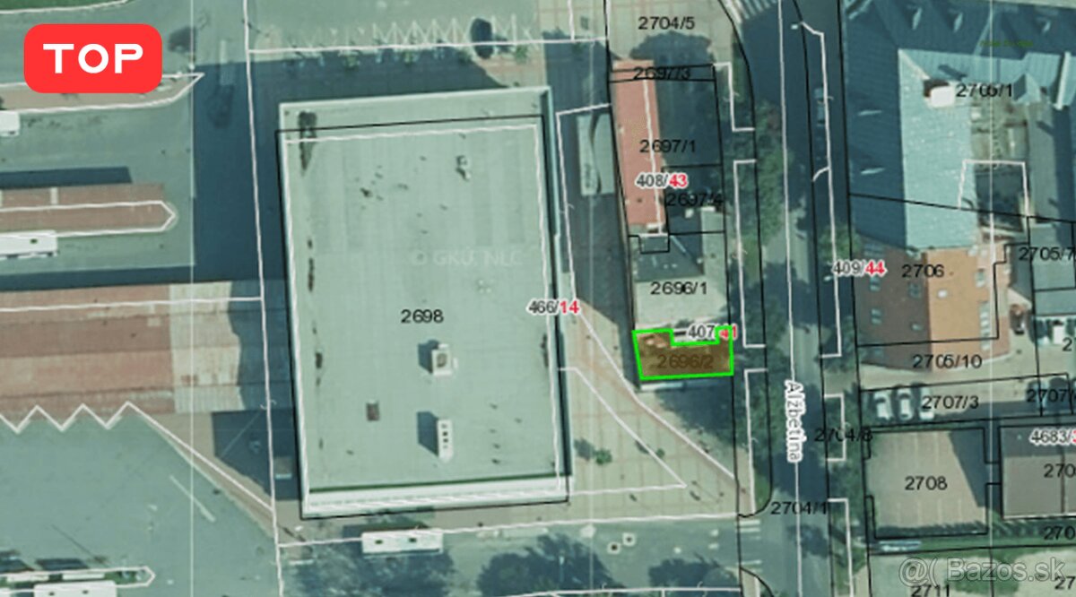 TOP - prenájom pozemku 12 x 4m pri AUTOBUSOVEJ stanici