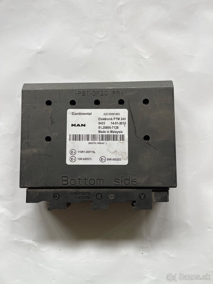 Řídicí jednotka Continental PTM MAN TGX TGS