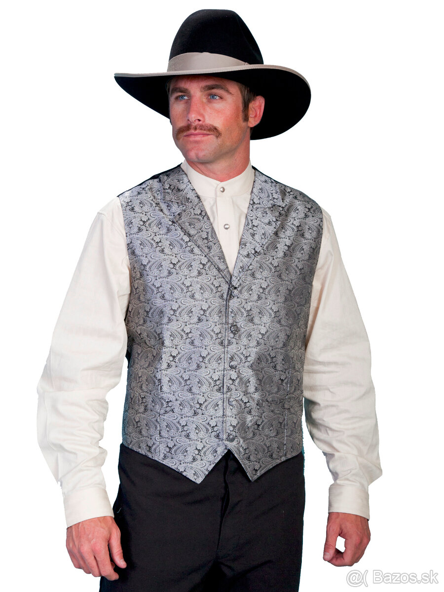 Klondike - elegantná pánska vesta - sivá