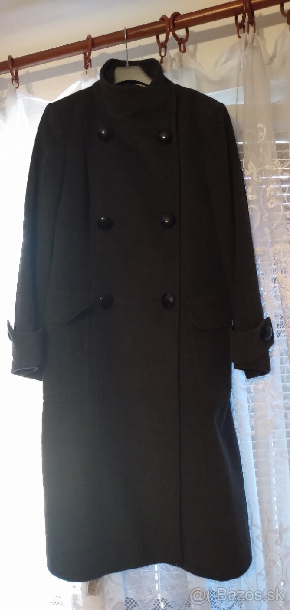 Damsky zimny vlneny ( kasmir) kabat - v.10 UK - 40 ,42 Eu