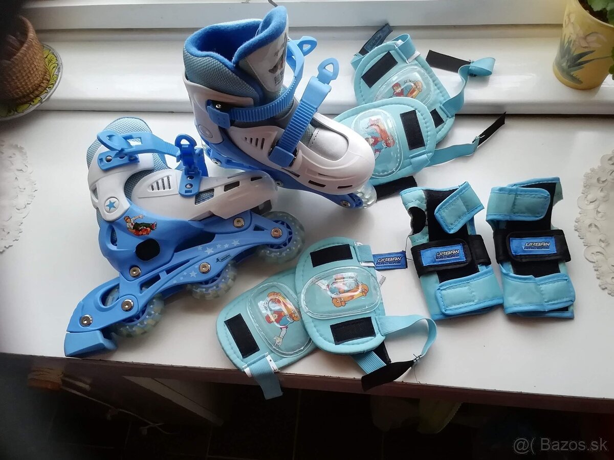 Detské kolieskové korčule