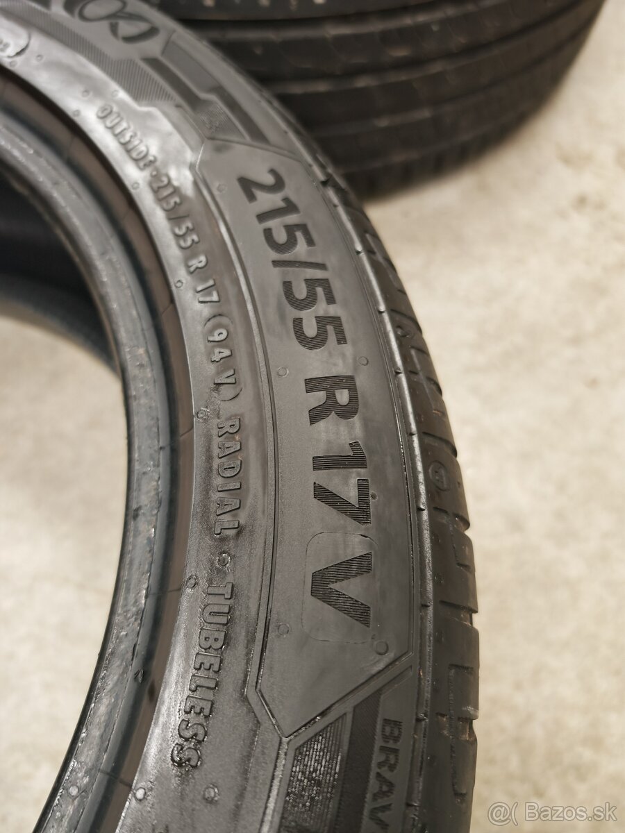 Letné pneumatiky Barum 215/55 R17