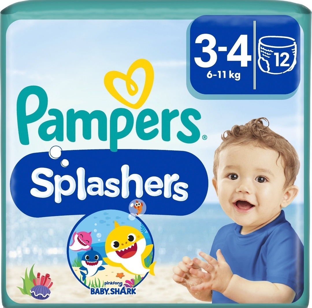 Pampers Splashers - plienkové plavky 3-4 (6-11kg)