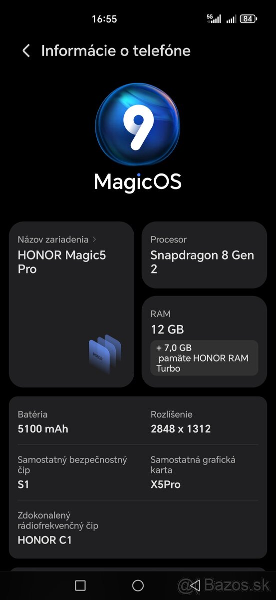 Honor magic 5 pro
