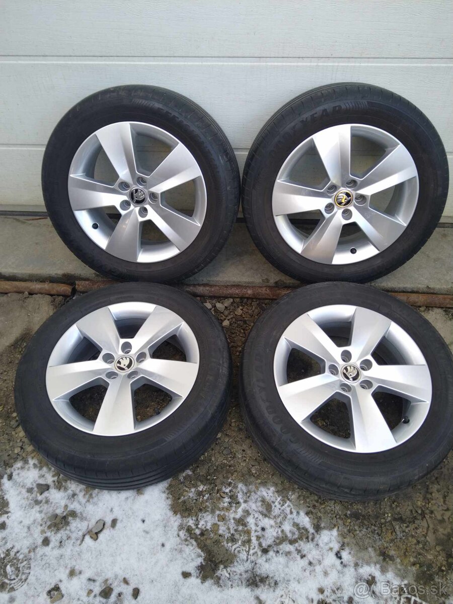 16" letné sada ŠKODA SCALA originál.