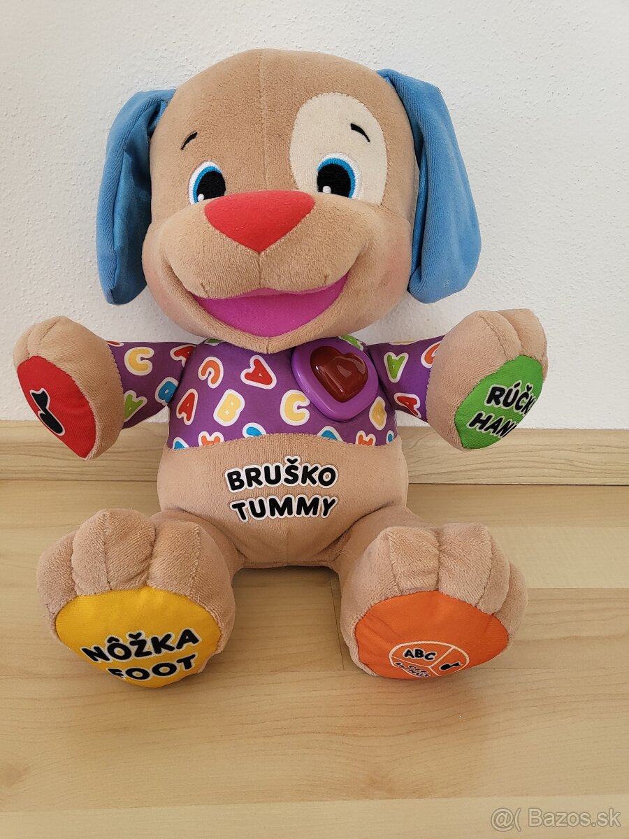 Dotykovy hraci psik - slovencina/anglictina
