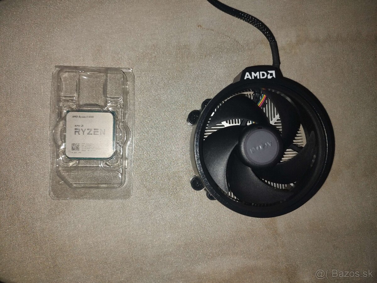 amd ryzen 5 4500 + box chladič