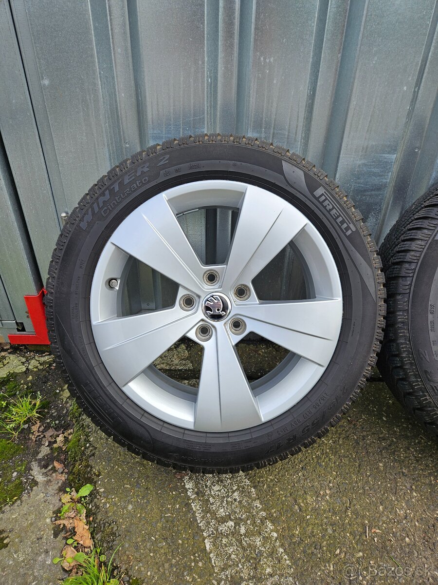 Zimní alu kola Triton 17" Škoda Superb 215/55 R17