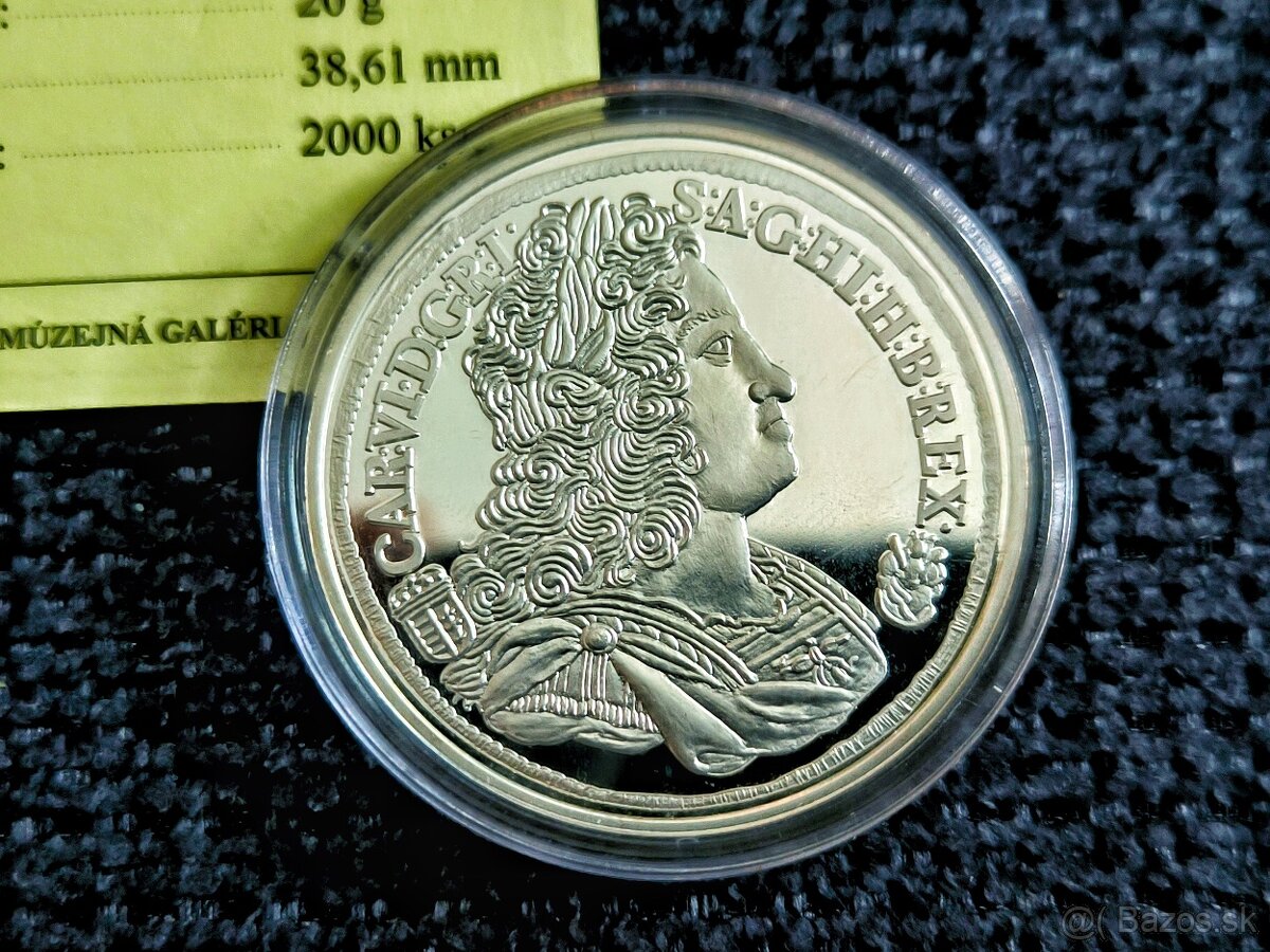 Toliar novorazba Karol III 1733