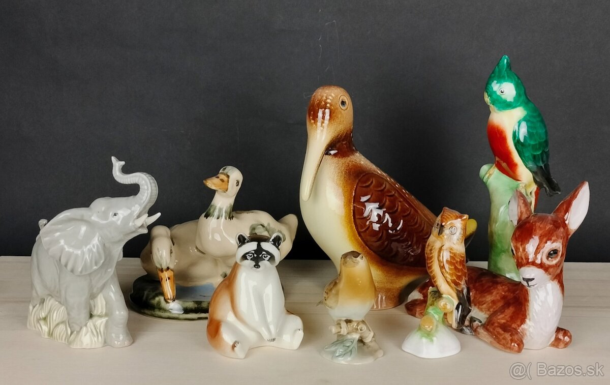 Mix - starý porcelán, sklo, keramika, kov