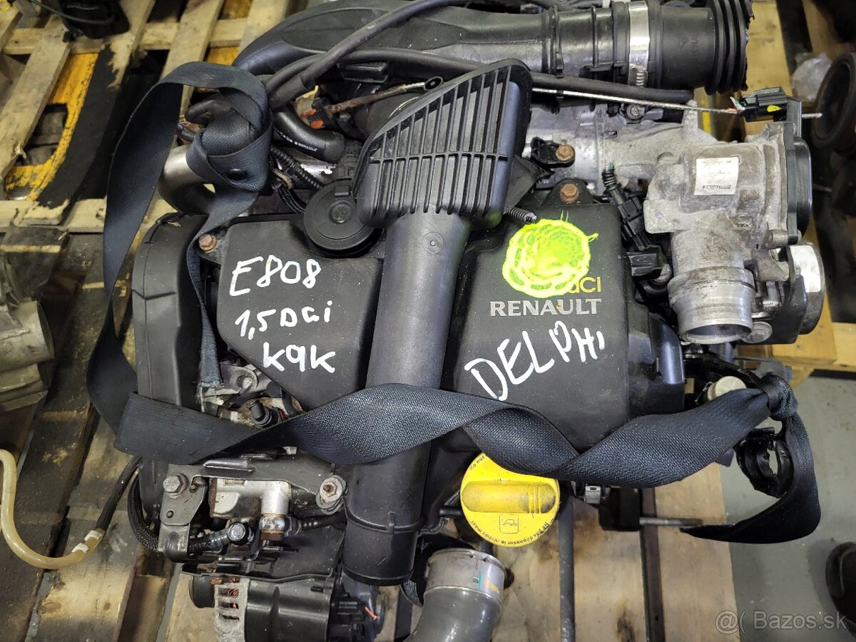 Motor 1.5dci k9k e808 delphi renault