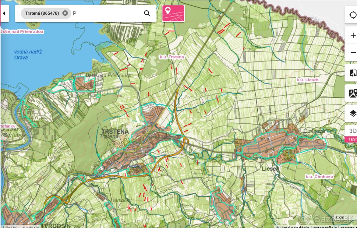 Predám Pozemky cca 5 hektárov po Parcelách 1/1