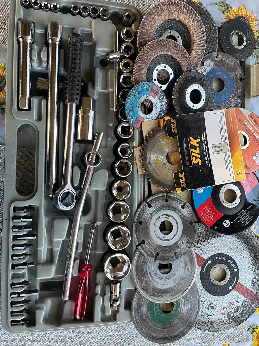 Gola sada a kotúče do uhlovej brúsky